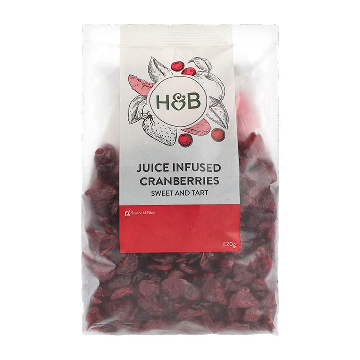 Holland & Barrett Juice Infused Cranberries 420g